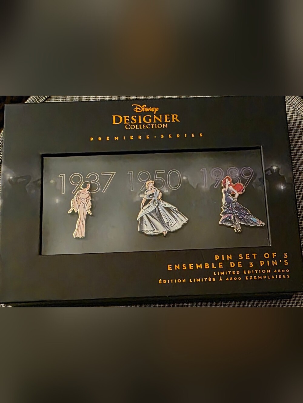 Disney Designer Collection Pin Set